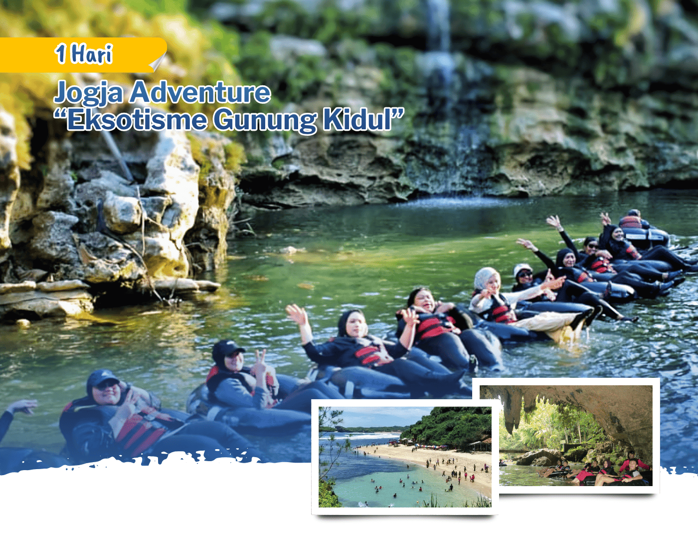 1 Hari Jogja Adventure “Eksotisme Gunung Kidul”