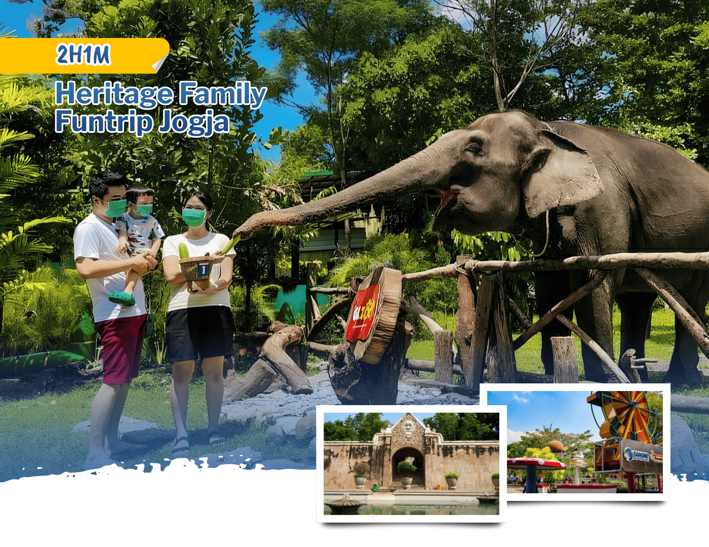 2H1M Heritage Family Funtrip Jogja