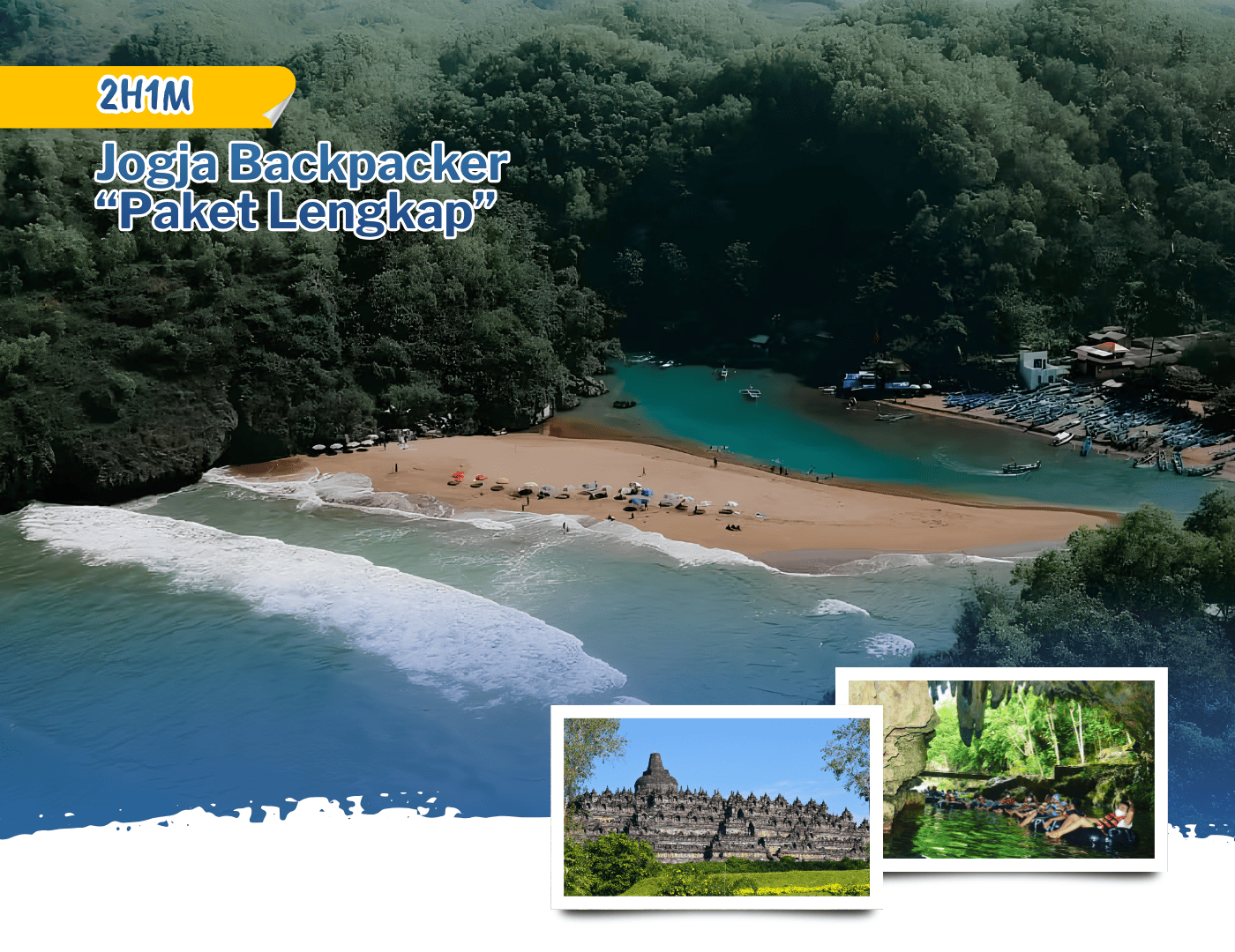 2H1M Jogja Backpacker “Paket Lengkap”