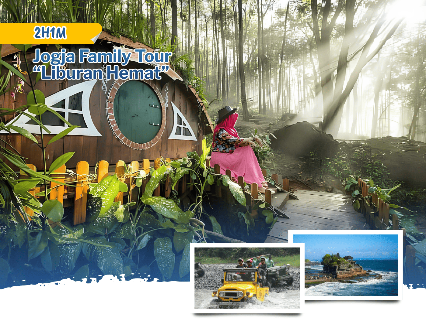 2H1M Jogja Family Tour “Liburan Hemat”