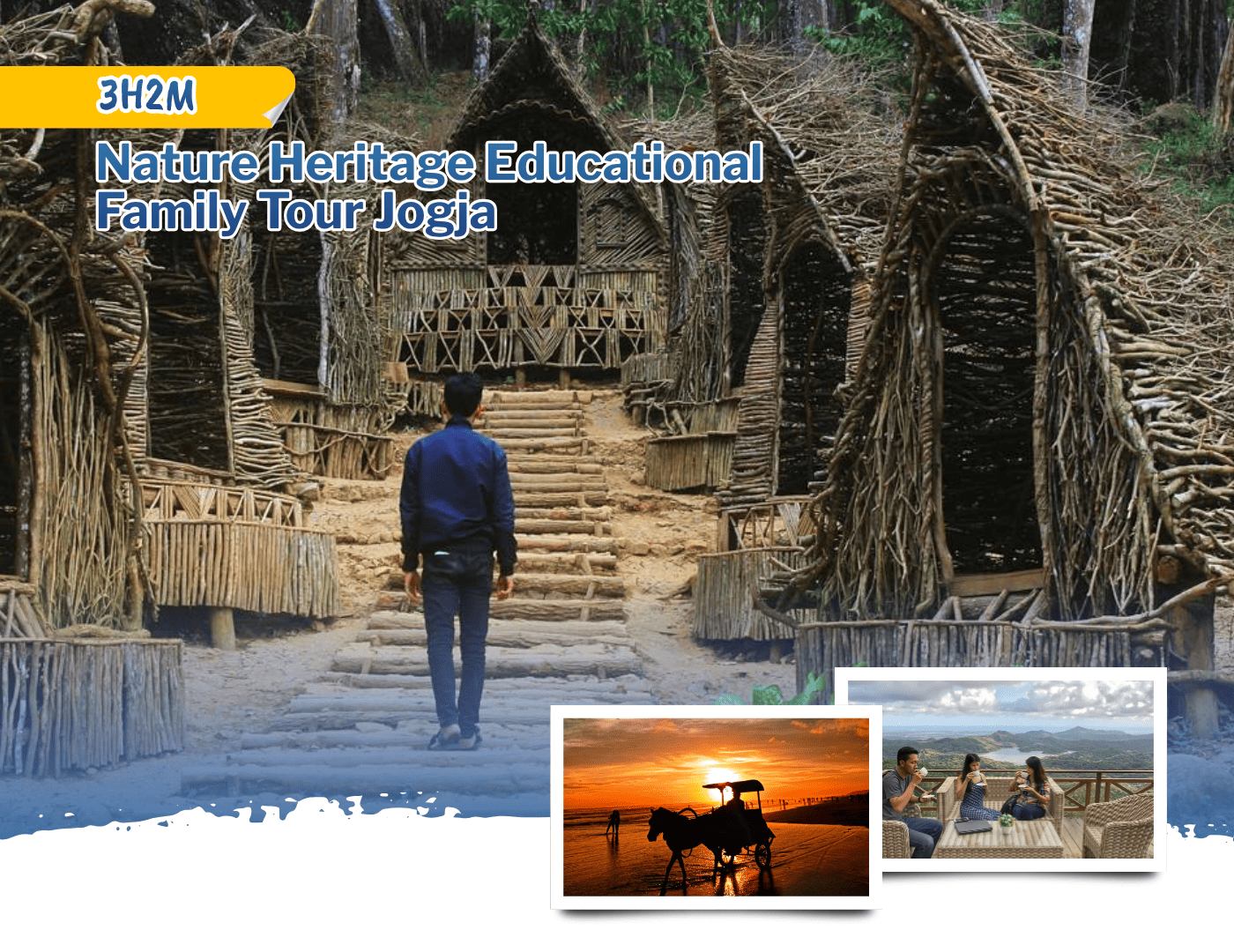 3H2M Nature Heritage Educational Family Tour Jogja