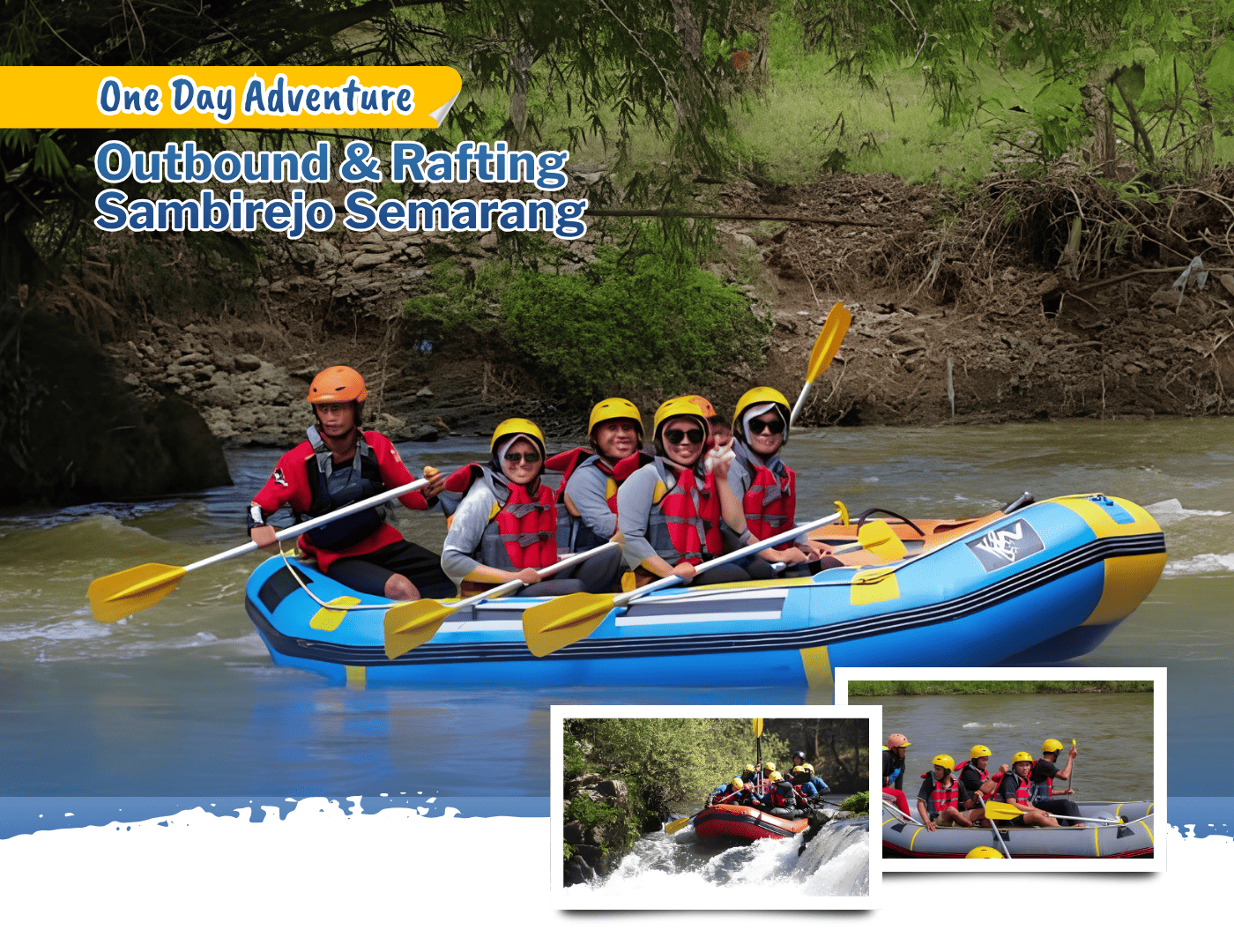One Day Adventure: Outbound & Rafting Sambirejo Semarang