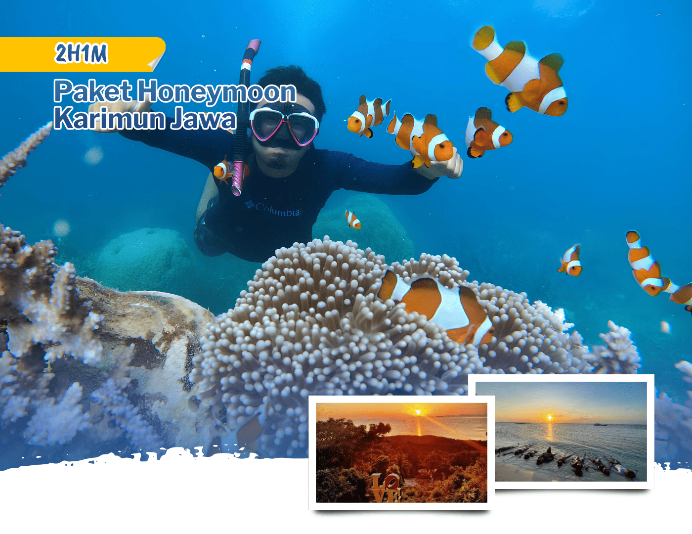Paket Honeymoon Karimun Jawa 2 Hari 1 Malam