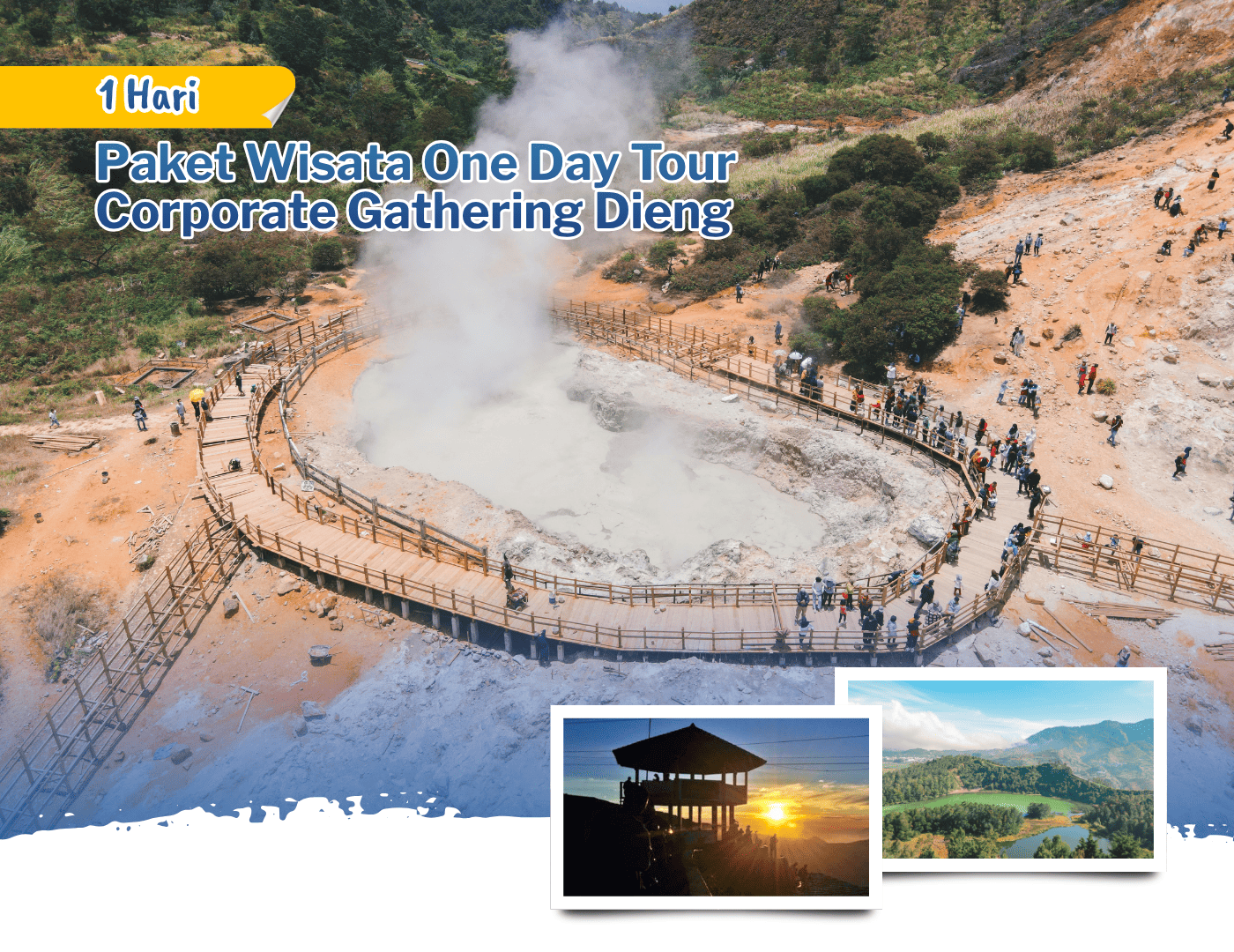 Paket Wisata One Day Tour Corporate Gathering Dieng 1 Hari