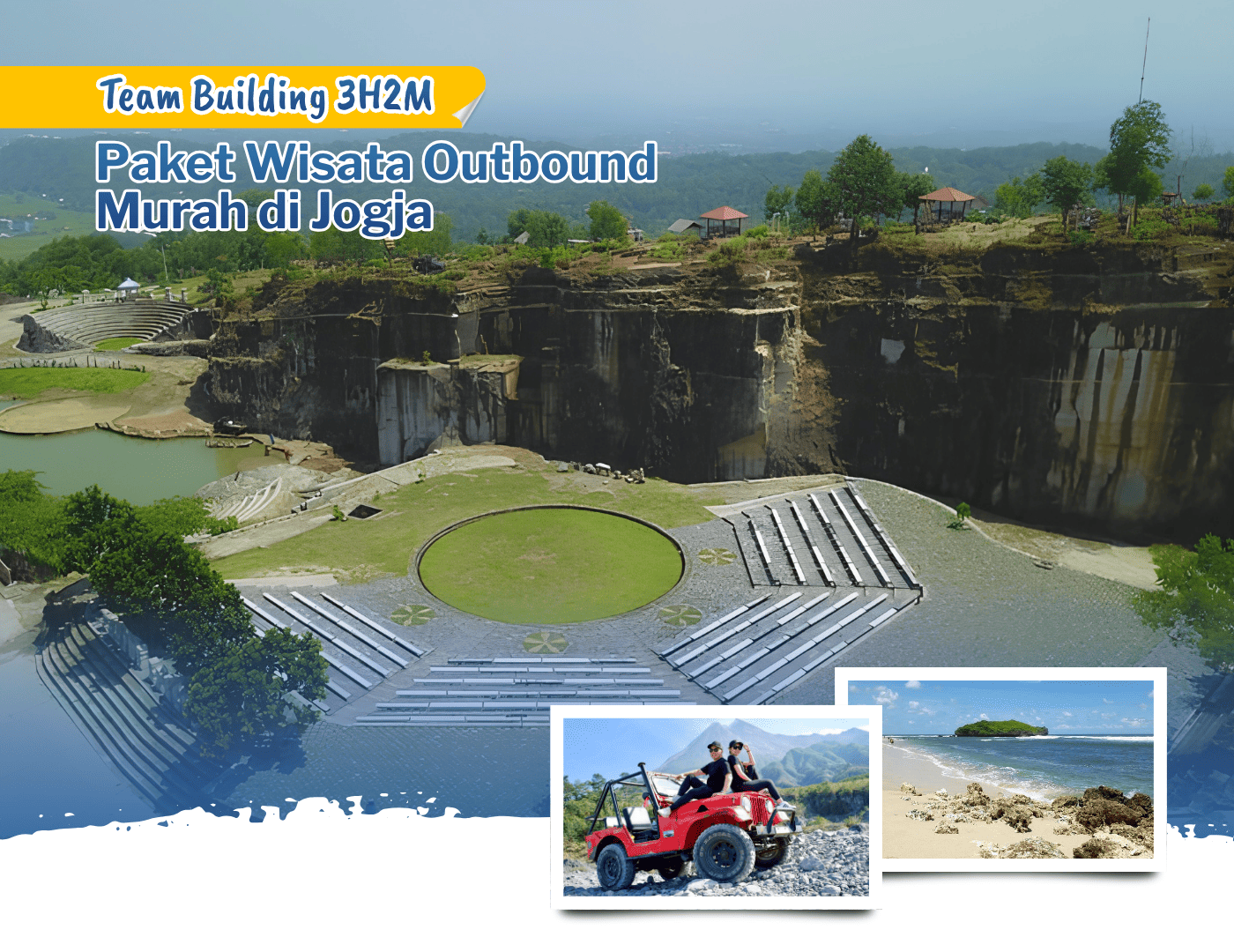 Paket Wisata Oubound Murah di Jogja – Team Building 3H2M