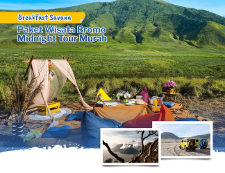 Paket Wisata Bromo Midnight Tour Murah – Breakfast Savana